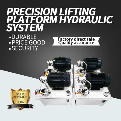 Precision lifting platform hydraulic system