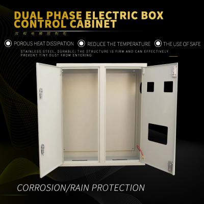 Dual phase electric box control cabinet