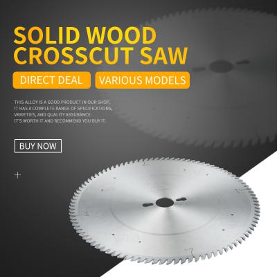 Solid wood crosscut saw